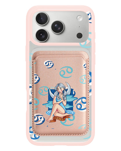 iPhone Magnetic Wallet Case - Cancer