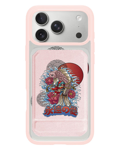 iPhone Magnetic Multifold Wallet - Oni Koi
