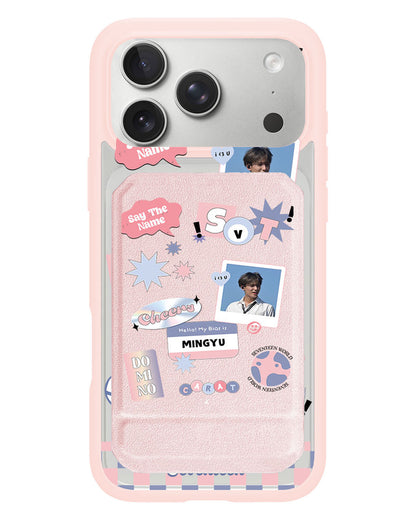 iPhone Magnetic Multifold Wallet - Seventeen World
