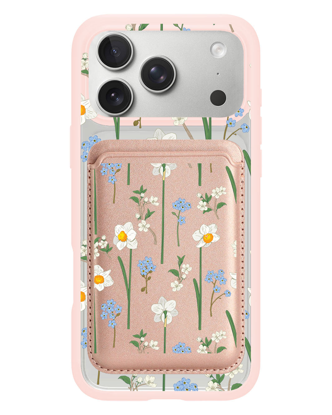 iPhone Magnetic Wallet Case - December Narcissus