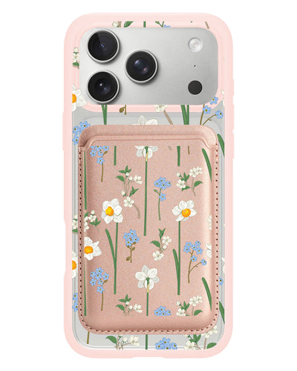 iPhone Magnetic Wallet Case - December Narcissus