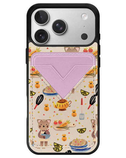 iPhone Avant Wallet Case - Cooking Cat
