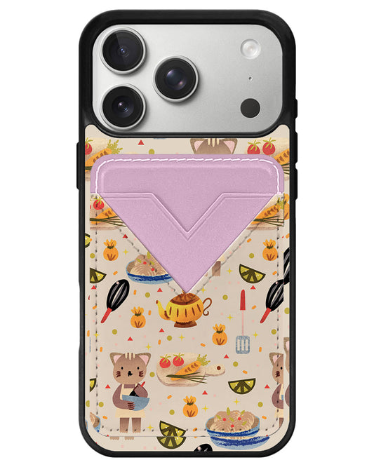 iPhone Avant Wallet Case - Cooking Cat