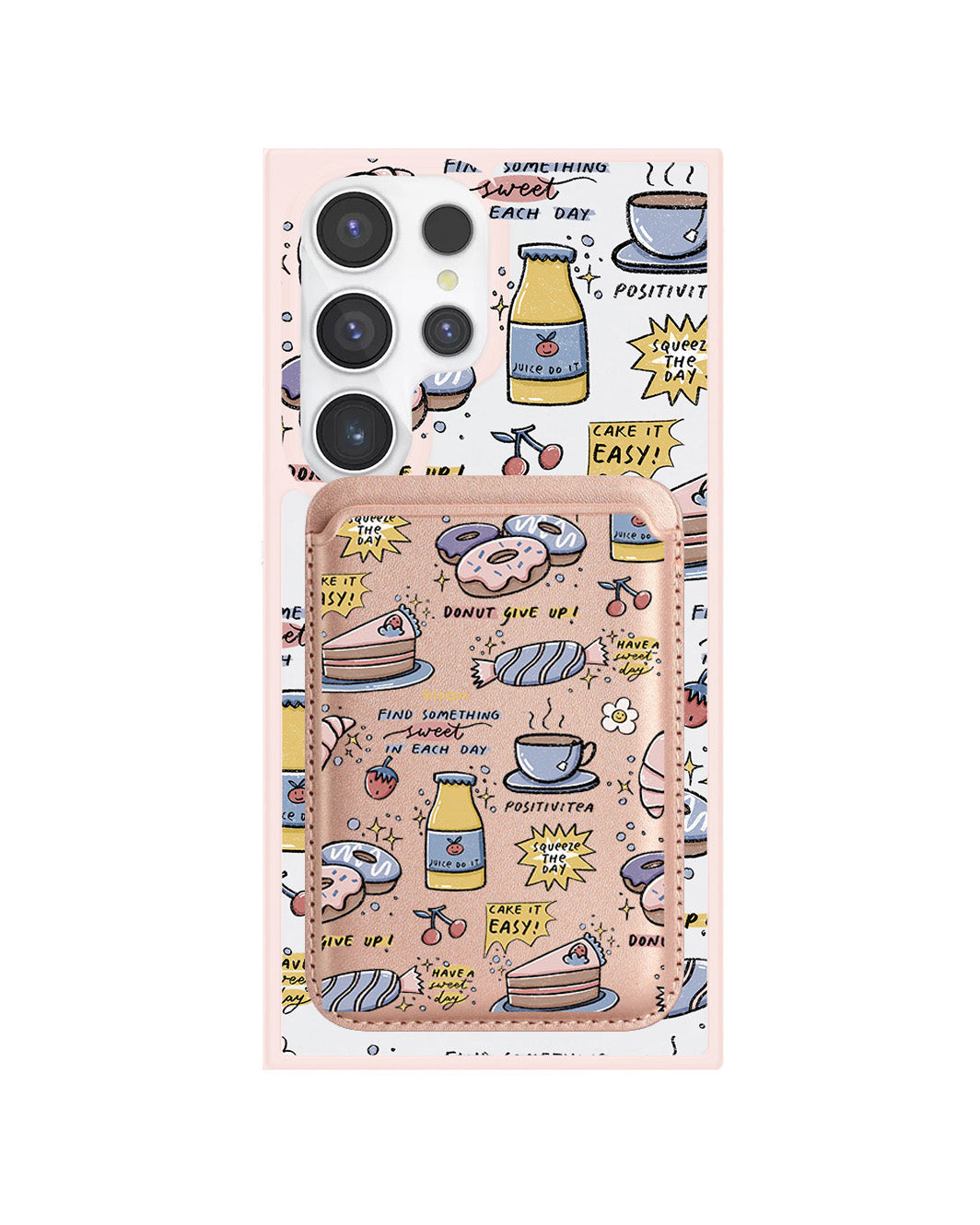 Android Magnetic Wallet Case - Sweets