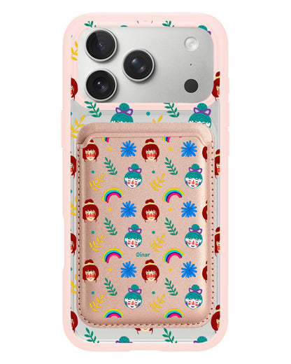 iPhone Magnetic Wallet Case - Unconditional Girl