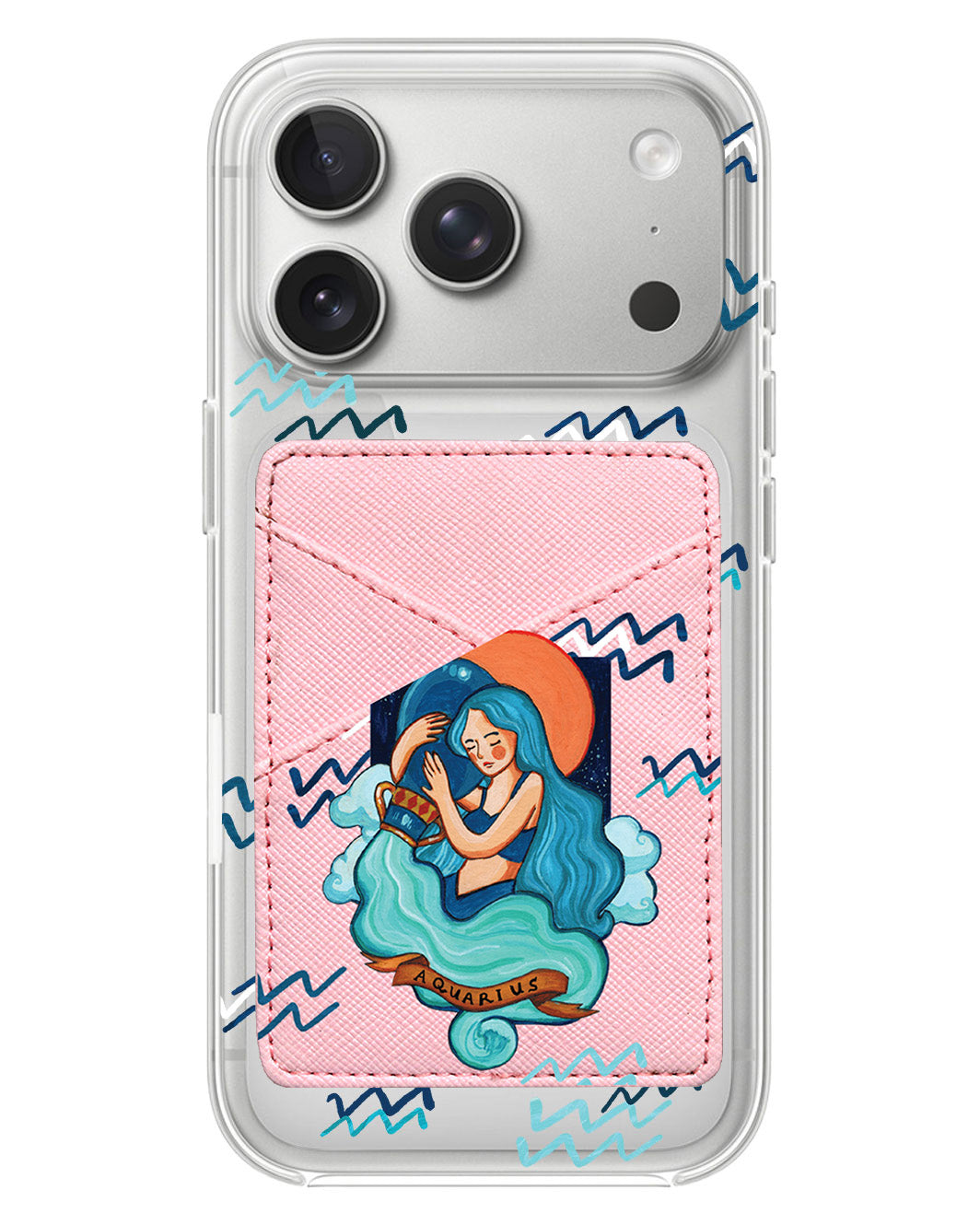 iPhone Phone Wallet Case - Aquarius