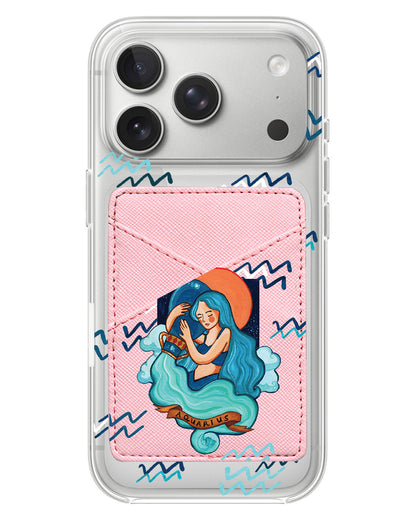 iPhone Phone Wallet Case - Aquarius