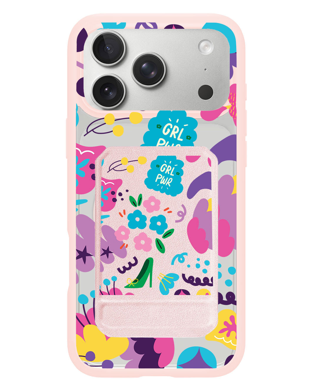 iPhone Magnetic Multifold Wallet - Girl Power 1.0