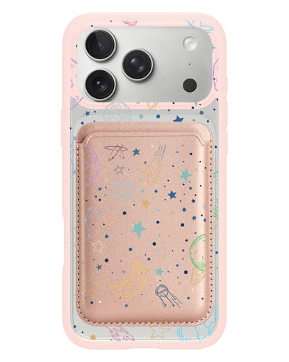 iPhone Magnetic Wallet Case - Galaxy