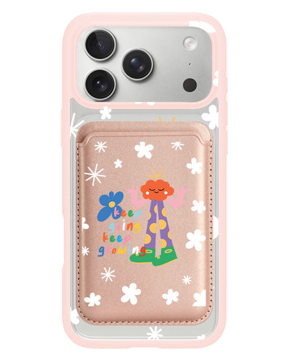 iPhone Magnetic Wallet Case - Keep Growing