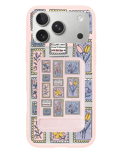 iPhone Magnetic Multifold Wallet - Time To Bloom
