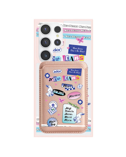 Android Magnetic Wallet Case - New Jeans Sticker