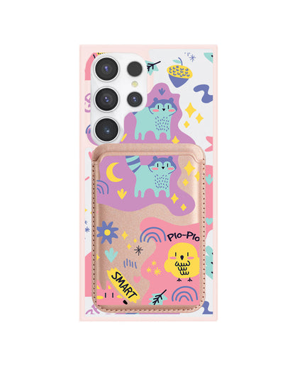 Android Magnetic Wallet Case - Pio N Friends