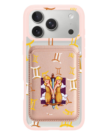 iPhone Magnetic Wallet Case - Gemini