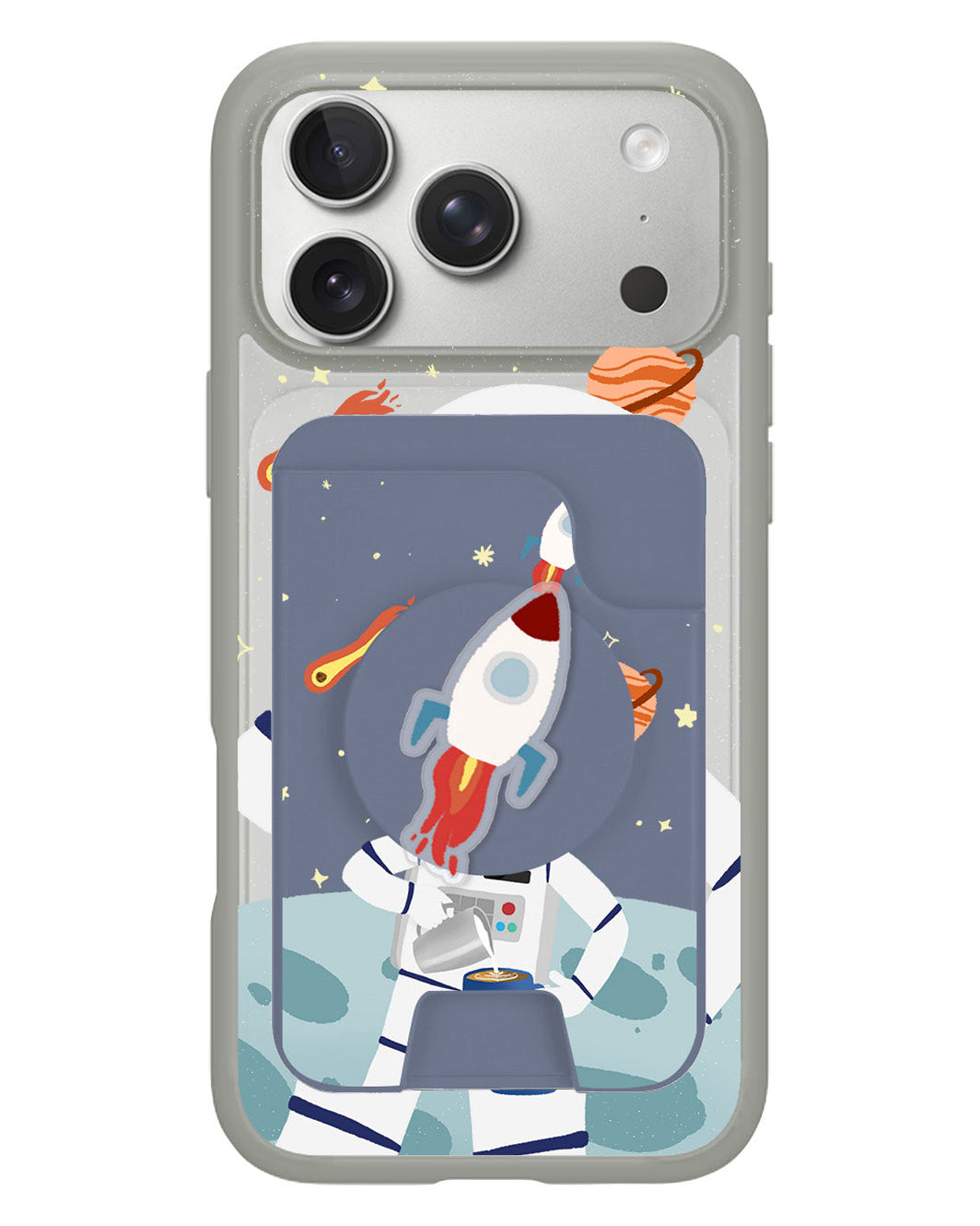 iPhone Magpop Wallet - Baristronaut