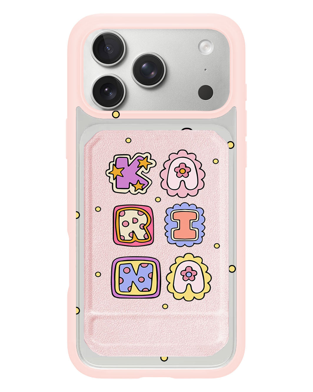 iPhone Magnetic Multifold Wallet - Adorable Monogram 2.0