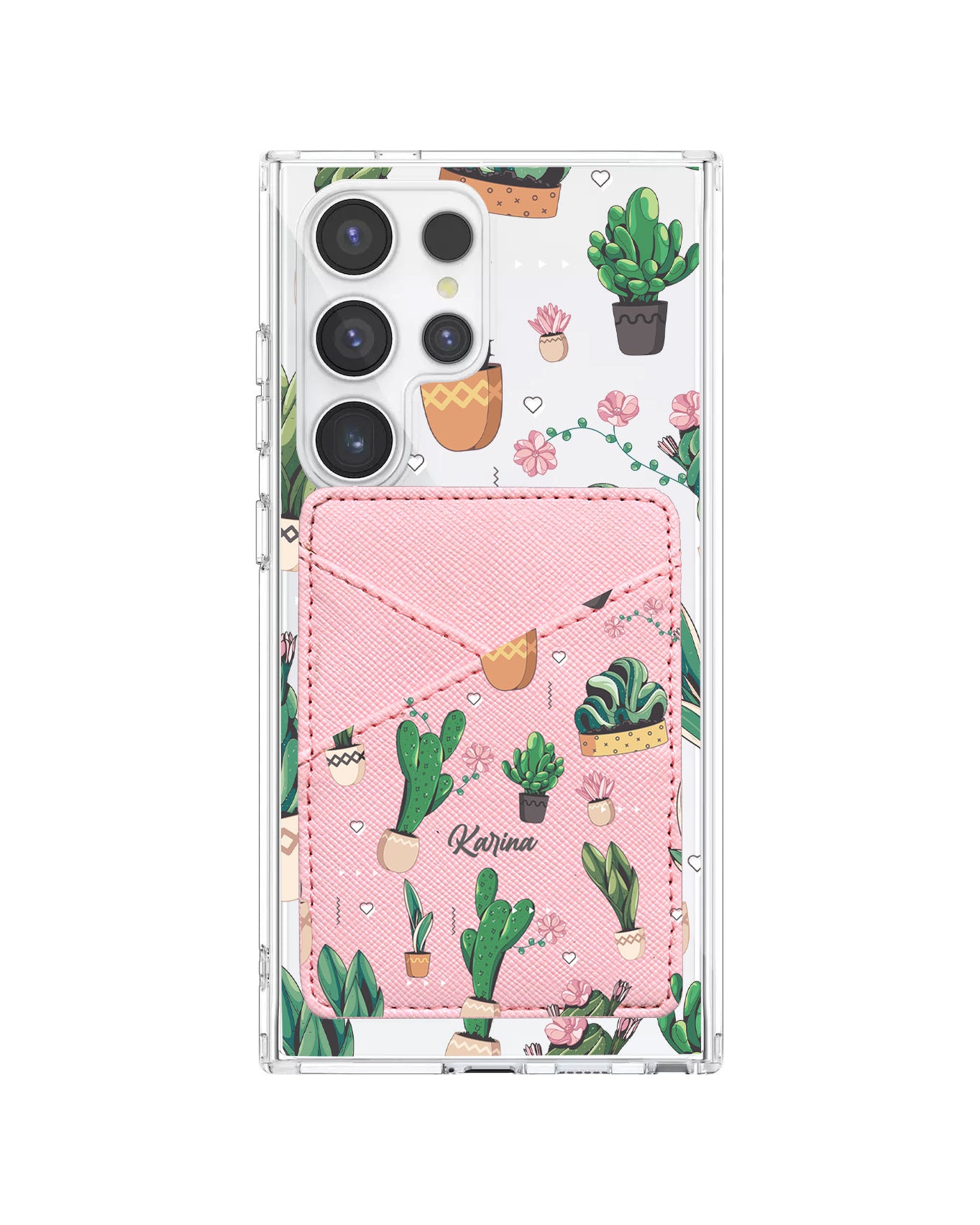 Android Phone Wallet Case - Cactus 3.0