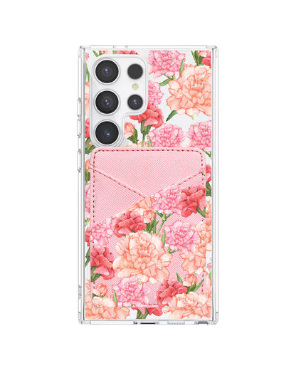 Android Phone Wallet Case - January Carnation