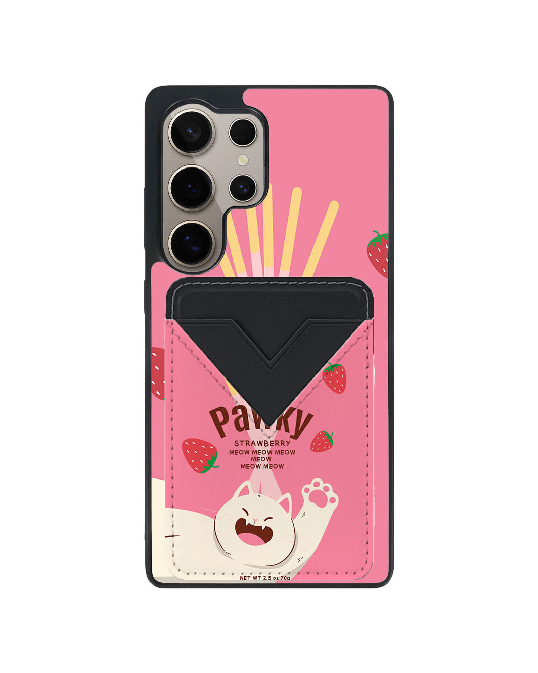 Android Avant Wallet Case - Pawky Cat