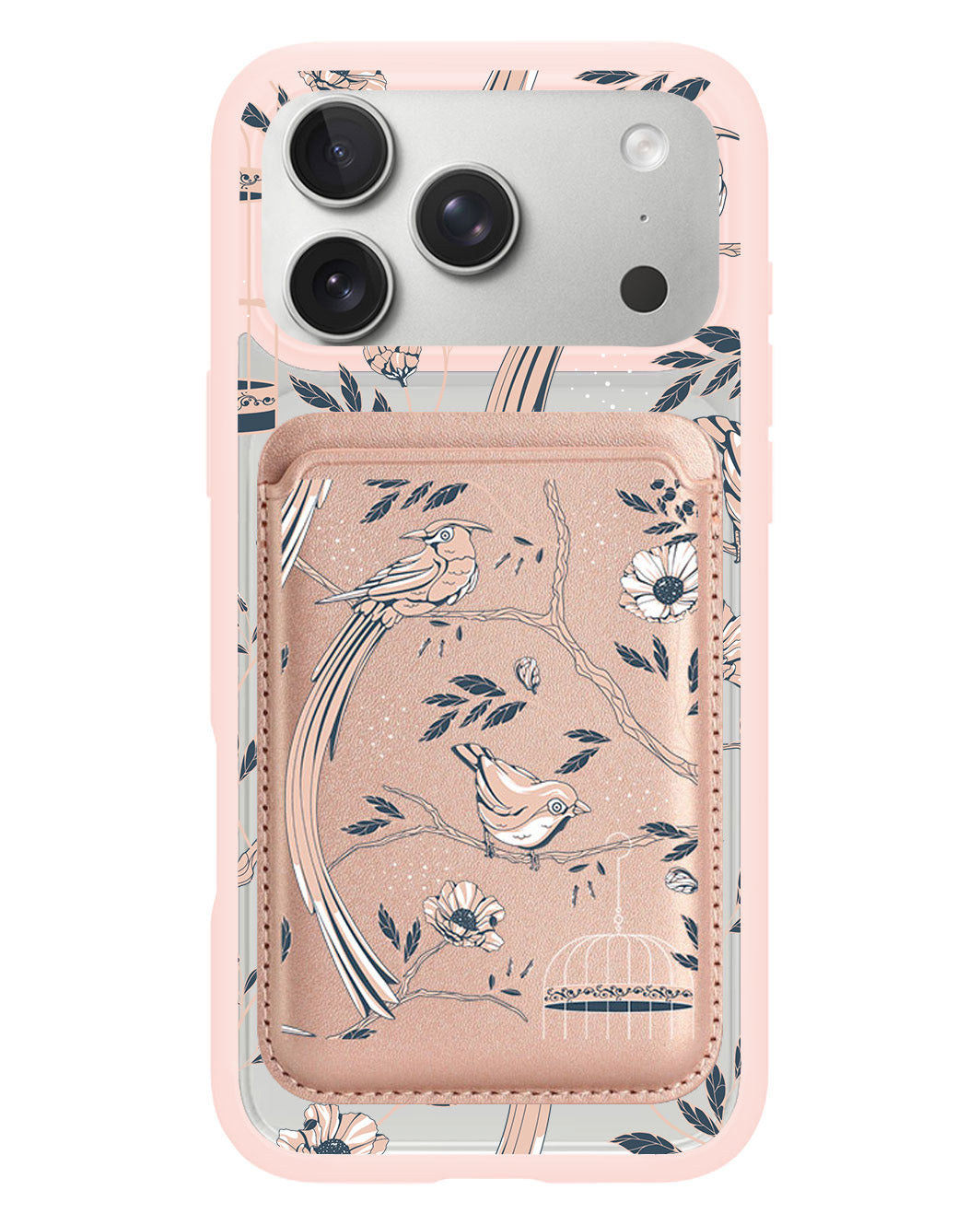 iPhone Magnetic Wallet Case - Lovebird 2.0