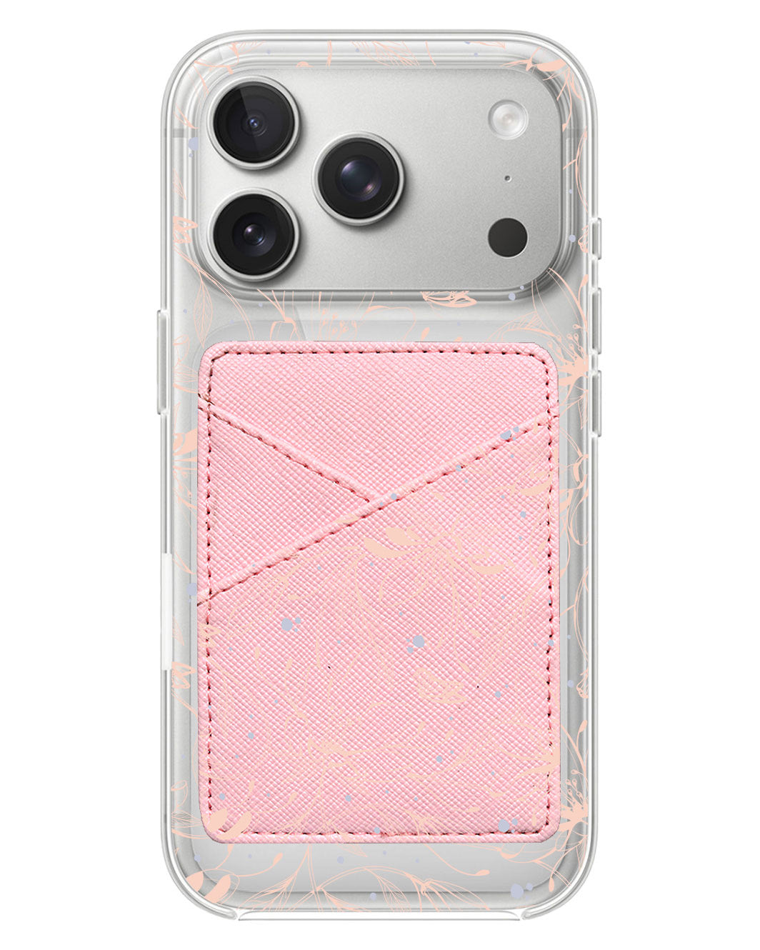 iPhone Phone Wallet Case - Sketchy Flower & Butterfly 1.0
