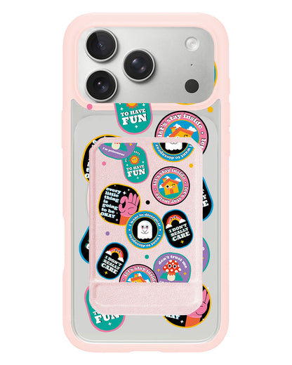 iPhone Magnetic Multifold Wallet - Monster Sticker Pack