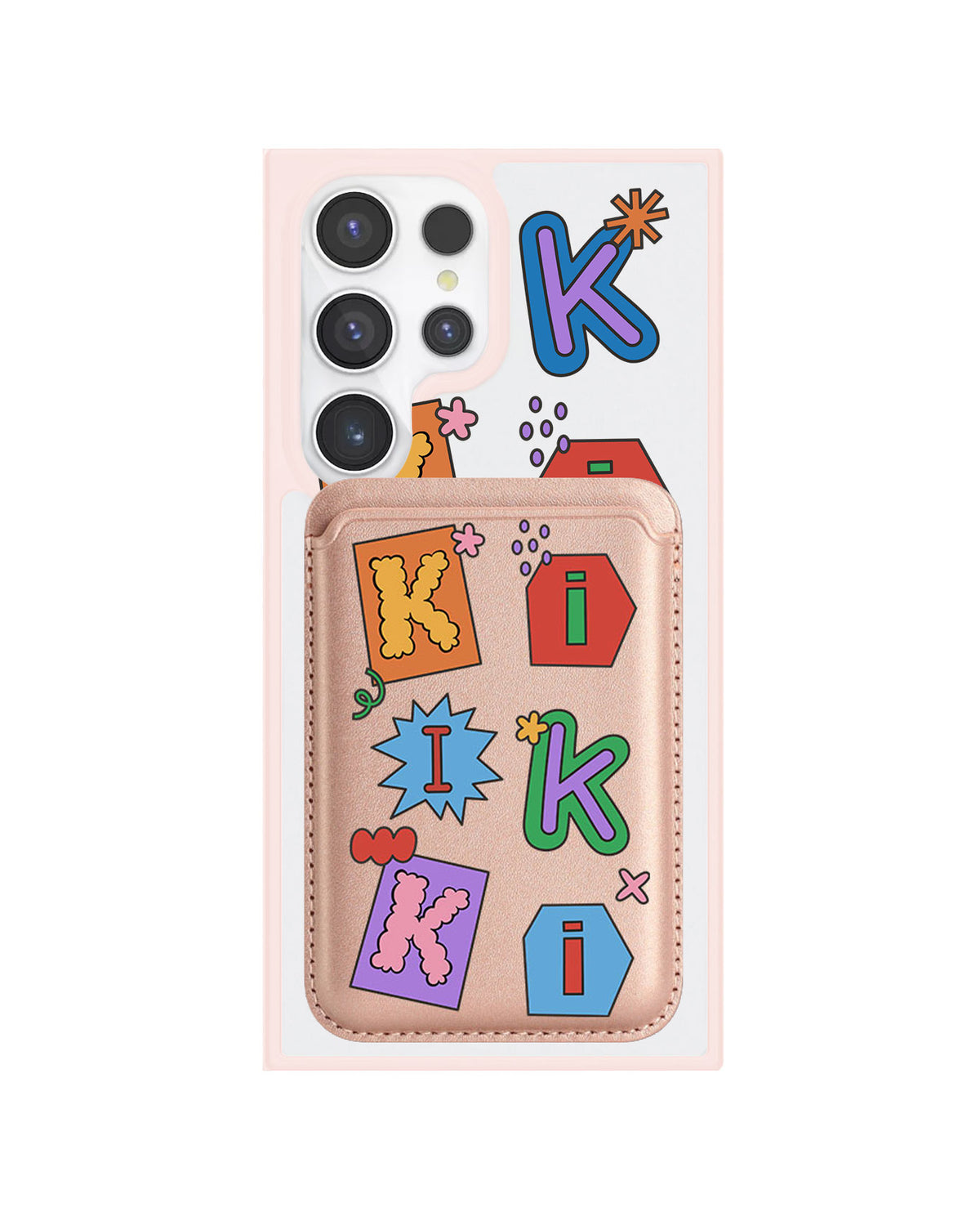 Android Magnetic Wallet Case - Adorable Monogram