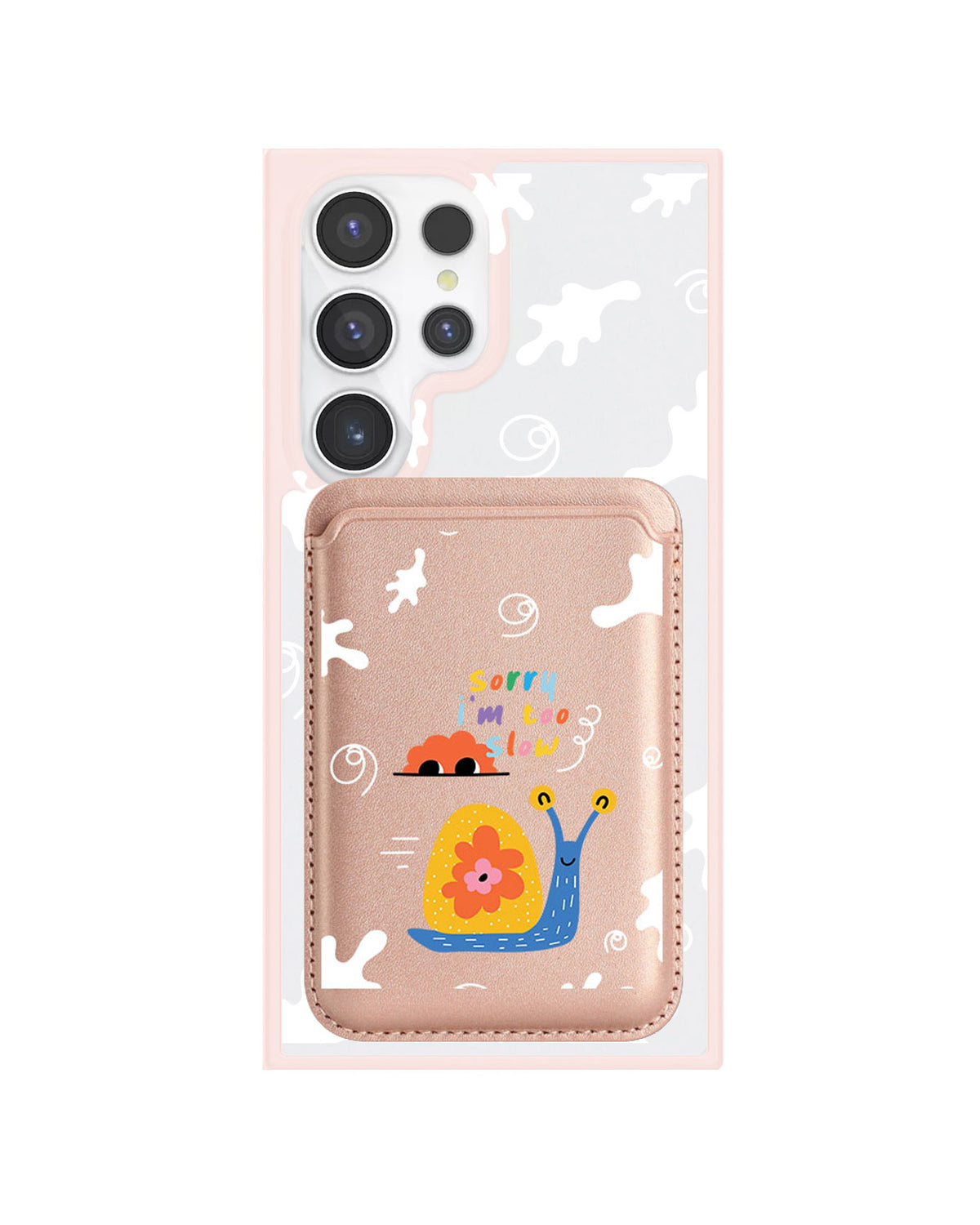 Android Magnetic Wallet Case - Sorry Being Slow