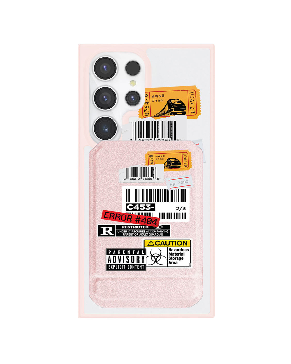 Android Magnetic Multifold Wallet - Label Sticker Pack
