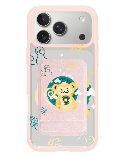 iPhone Magnetic Multifold Wallet - Monkey (Chinese Zodiac / Shio)