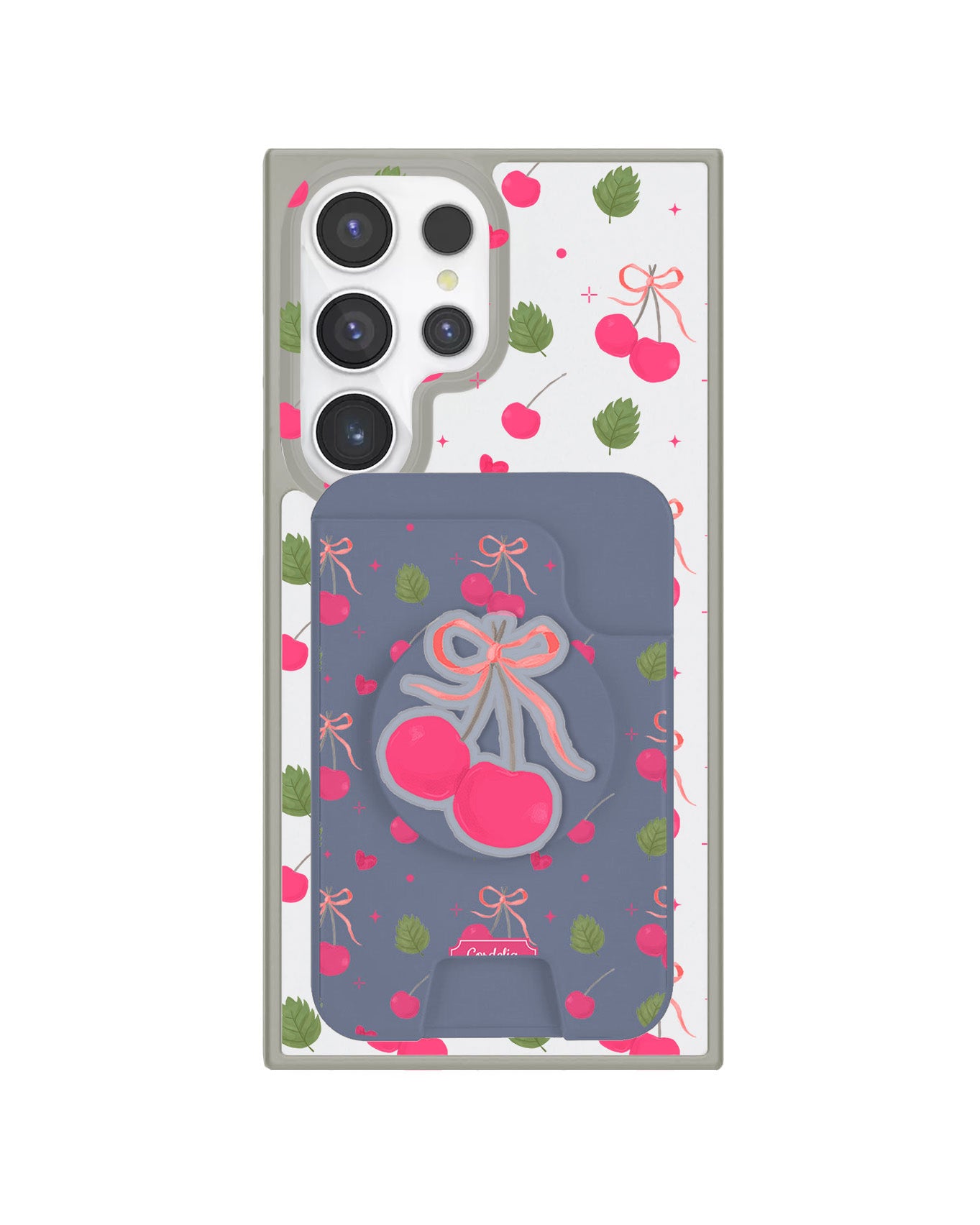Android Magpop Wallet - Coquette Cherry