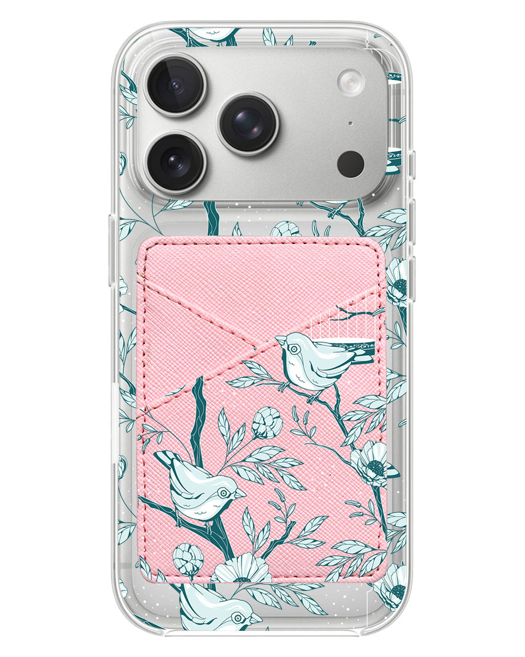 iPhone Phone Wallet Case - Lovebird Monochrome 6.0