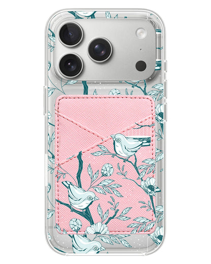 iPhone Phone Wallet Case - Lovebird Monochrome 6.0