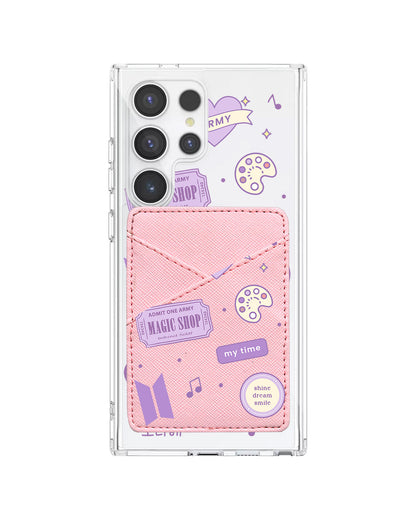 Android Phone Wallet Case - BTS Sticker Pack