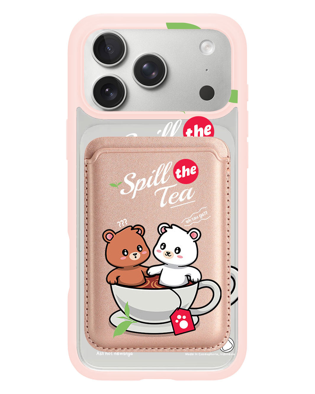 iPhone Magnetic Wallet Case - Spill The Tea