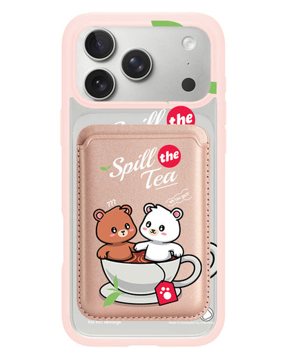 iPhone Magnetic Wallet Case - Spill The Tea