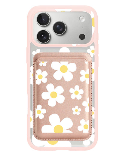 iPhone Magnetic Wallet Case - Daisy 3.0