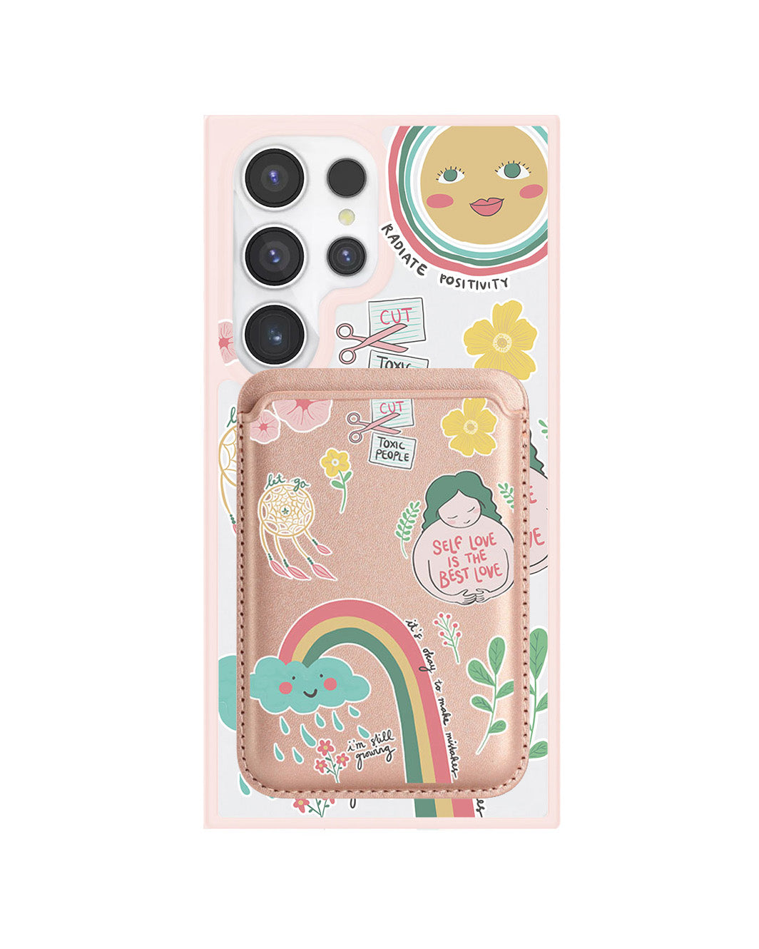 Android Magnetic Wallet Case - Self Love