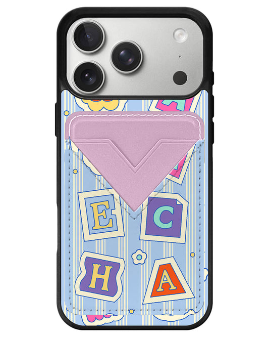 iPhone Avant Wallet Case - Adorable Monogram 3.0