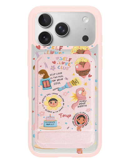 iPhone Magnetic Multifold Wallet - Self Love Club