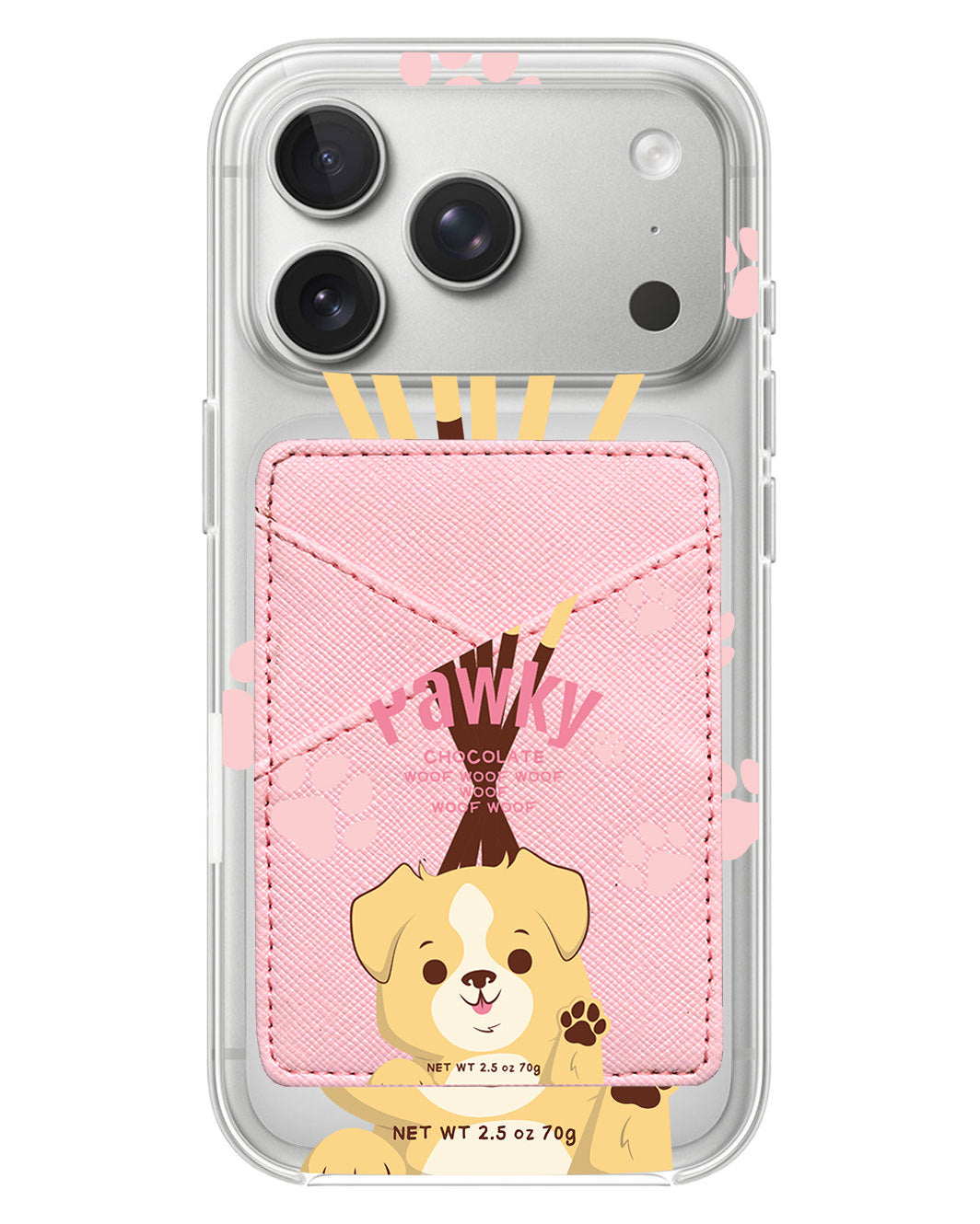 iPhone Phone Wallet Case - Pawky Dog