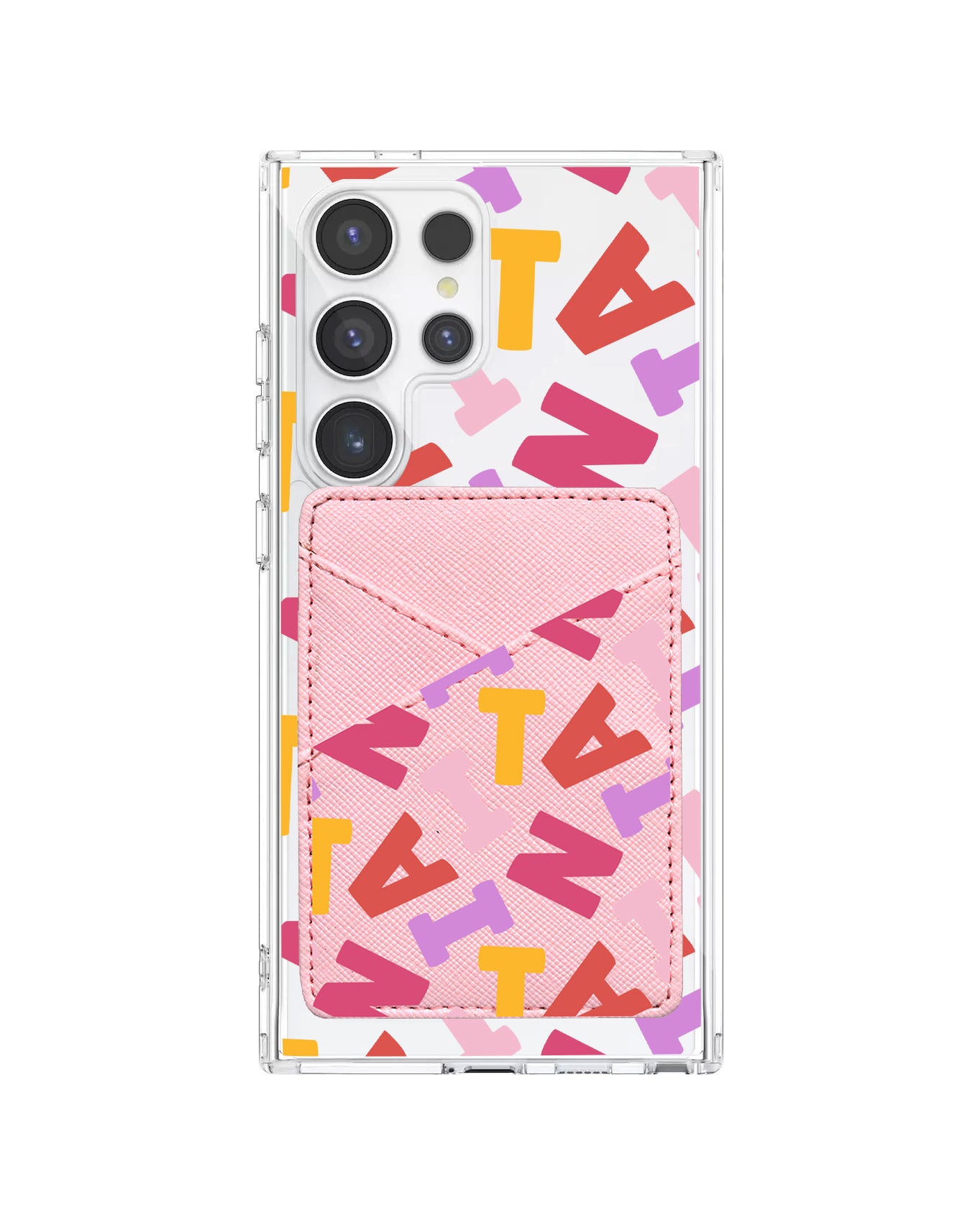 Android Phone Wallet Case - Scattered Monogram 1.0