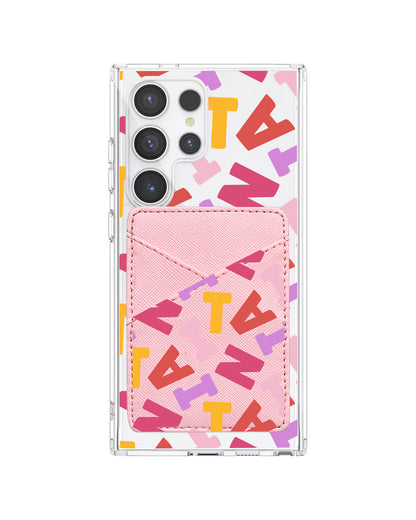 Android Phone Wallet Case - Scattered Monogram 1.0