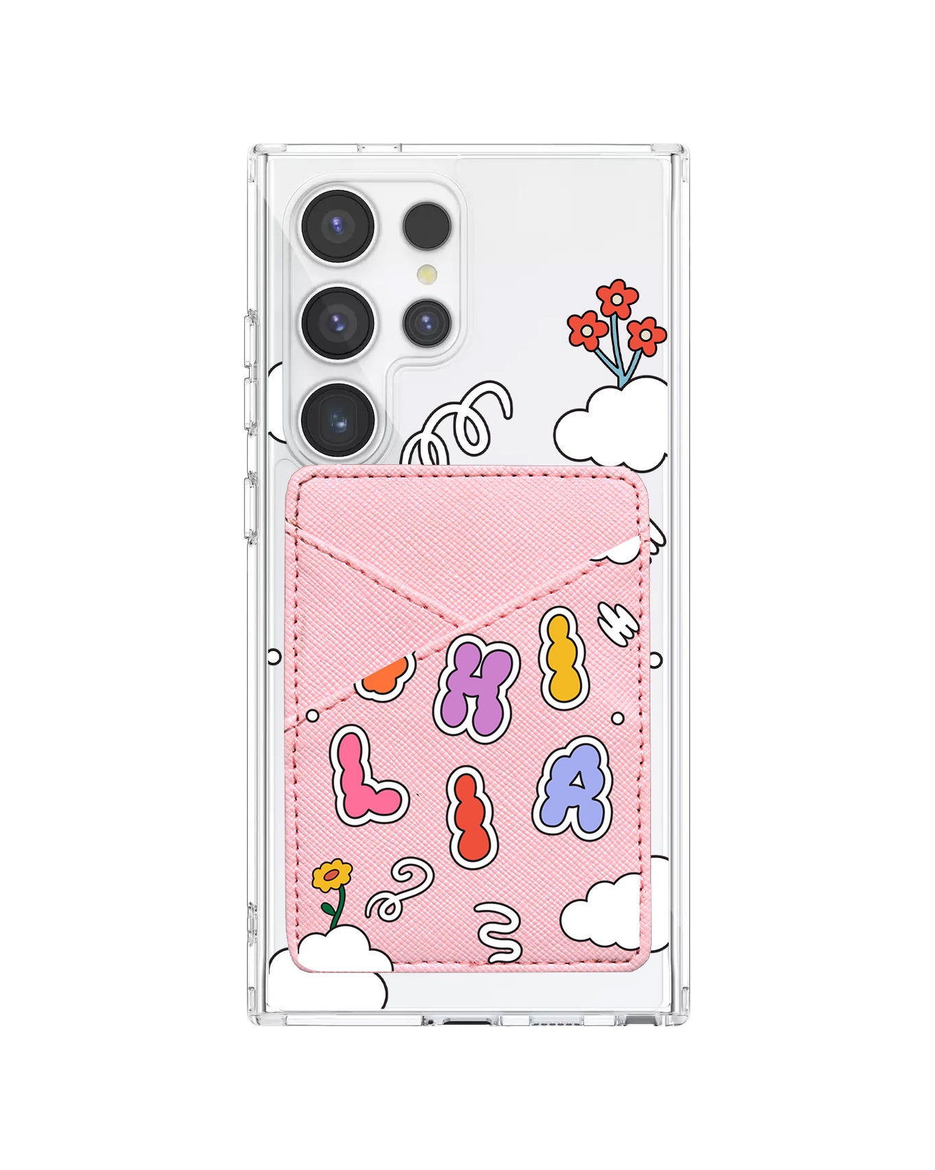 Android Phone Wallet Case - Adorable Monogram 6