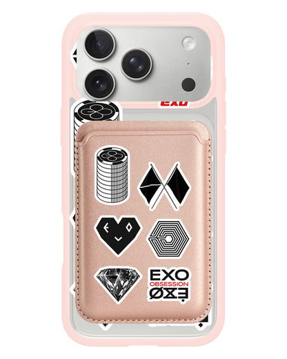 iPhone Magnetic Wallet Case - EXO Sticker Pack