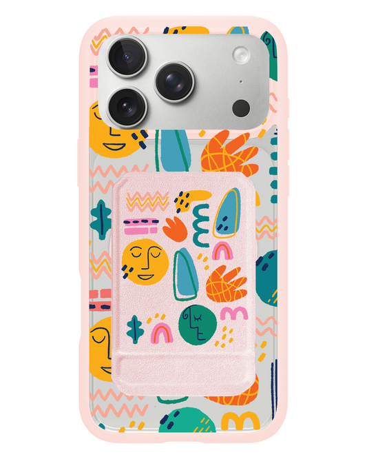 iPhone Magnetic Multifold Wallet - Silent Art