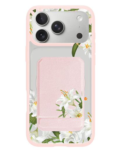 iPhone Magnetic Multifold Wallet -  Lily of The Valley