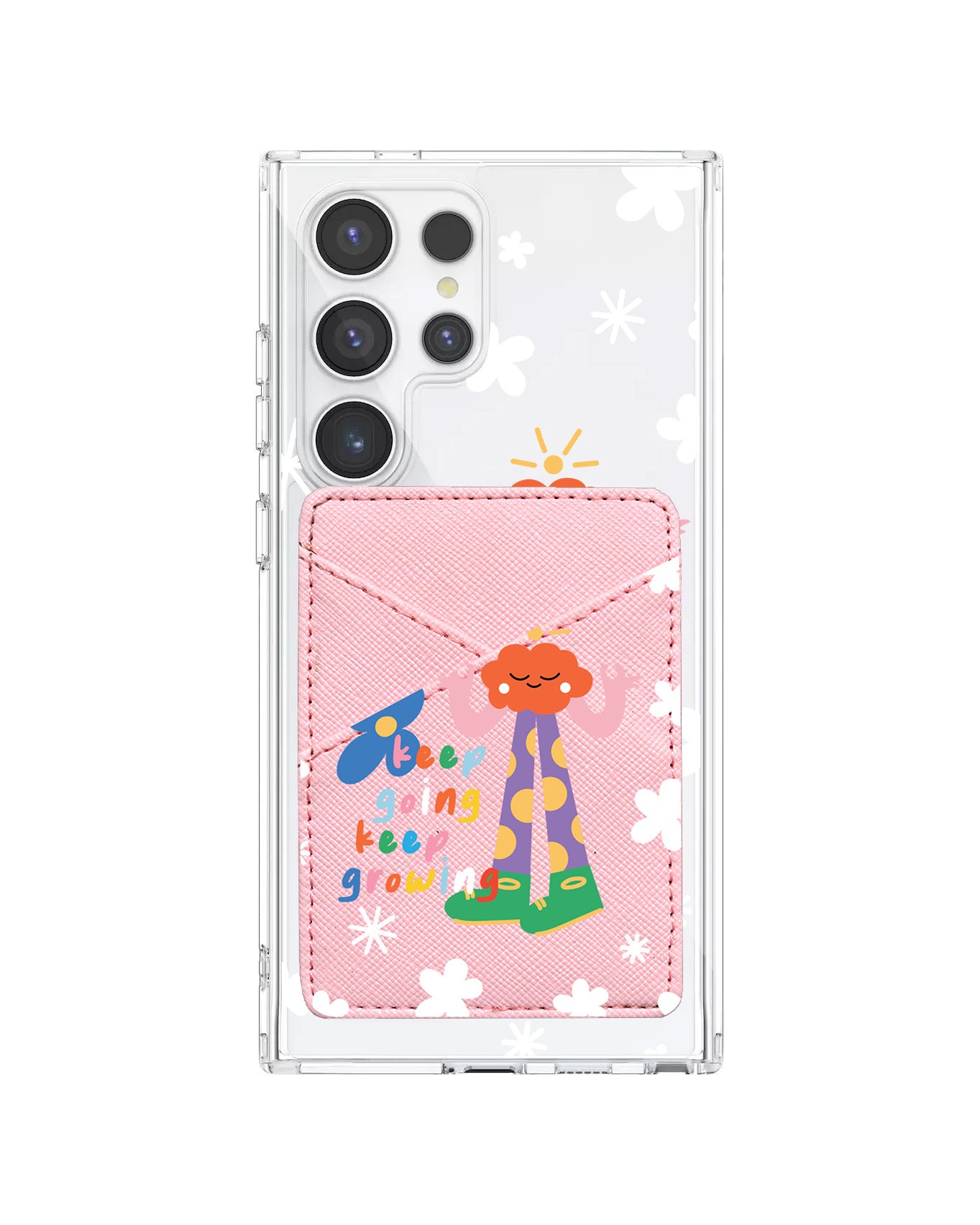 Android Phone Wallet Case - Keep Growing