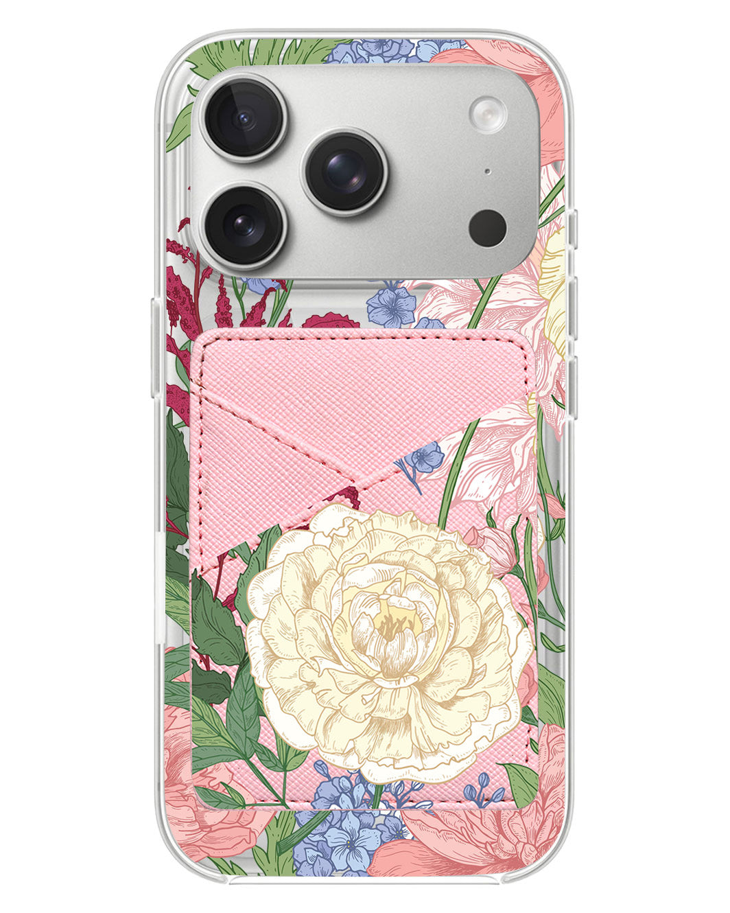 iPhone Phone Wallet Case - July Delphinium