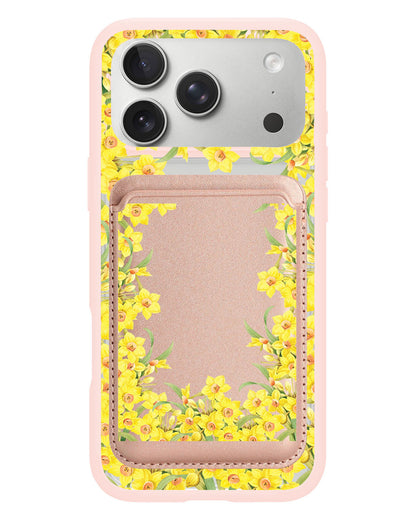 iPhone Magnetic Wallet Case - March Daffodil